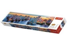 Puzzel 1000 stuks Panorama - Miami bij zonsondergang