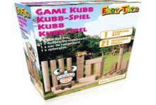 Kubb spel 21-delig hout 30cm