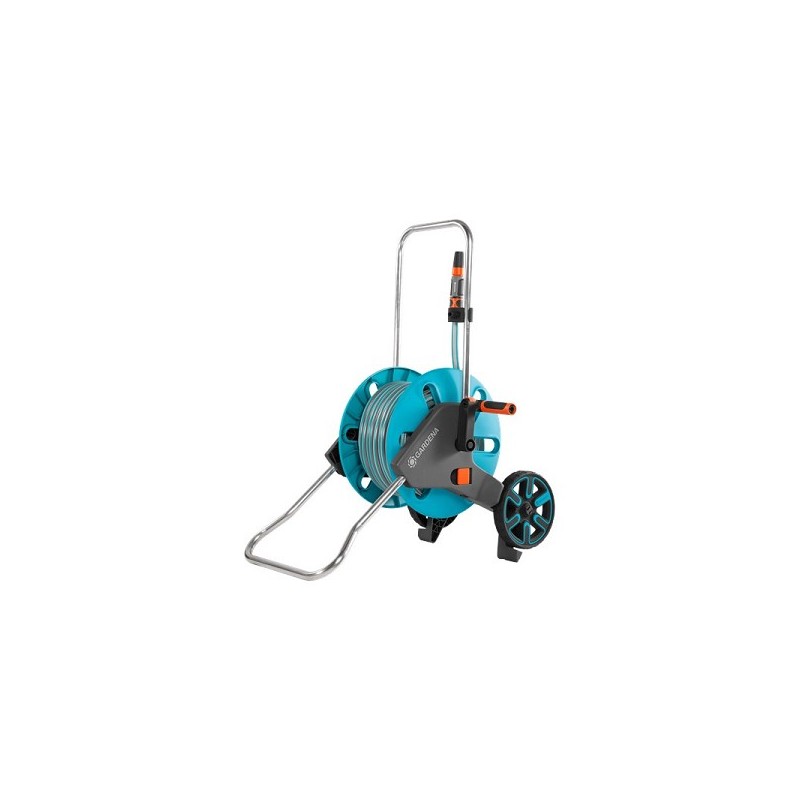 Gardena AquaRoll M, inclusief 20m CLASSIC slang 1/2" (13 mm) + 3x slangkoppeling + klraanstukken + spuitmondstuk