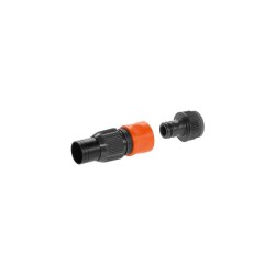 Gardena Kit de raccordement pour pompes pour tuyau 3/4" ou 19 mm avec filetage 1" pièce de pompe pour raccordement de pompe
