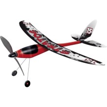 Modelvliegtuig met elastiekmotor Stratos vliegt tot 100 mtr
