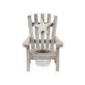 Photophore chaise bois 12x12x15,5cm