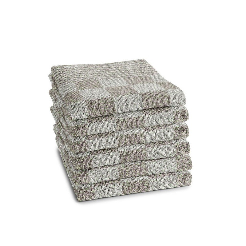 DDDDD Keukendoek BBQ taupe 50x55cm 6 stuks