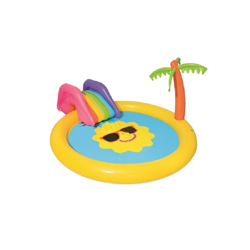 Piscine de jeux Bestway Centre de jeux Sunnyland avec toboggan 237x201x104