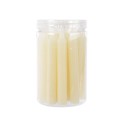 Bougies de sapin de Noël ivoire 1,3x10,5 cm 22 pièces en tube
