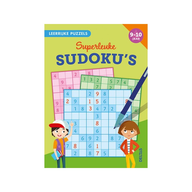 Deltas Leerrijke puzzels - Superleuke sudoku's (9-10 j.)