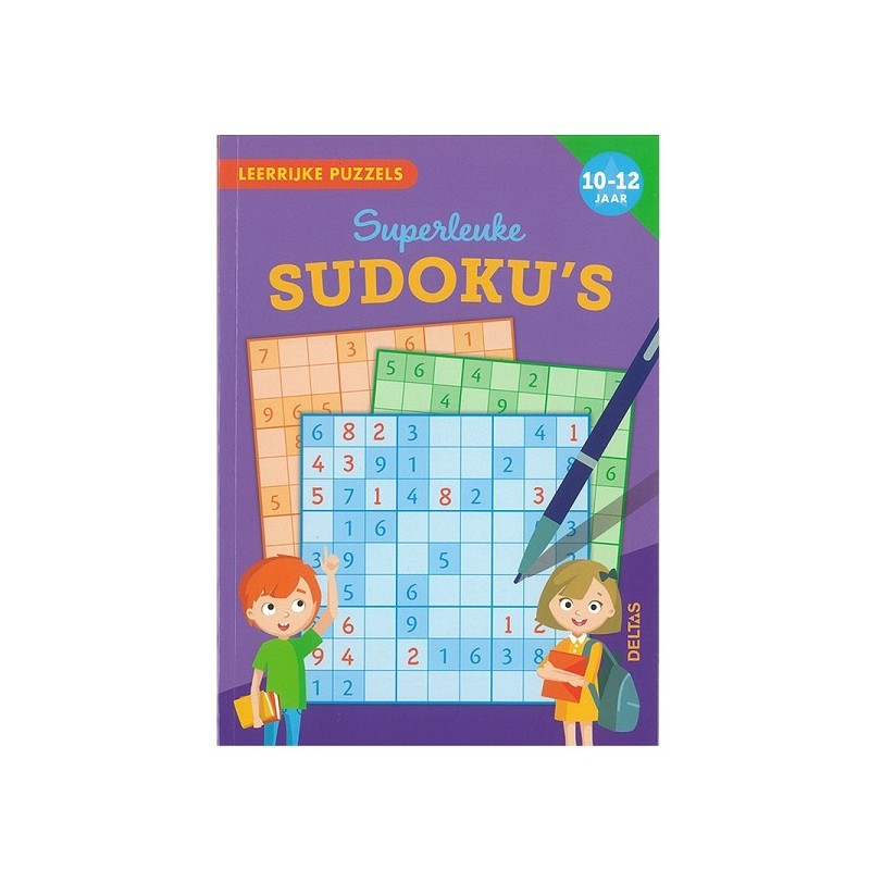 Deltas Leerrijke puzzels - Superleuke sudoku's (10-12 j.)