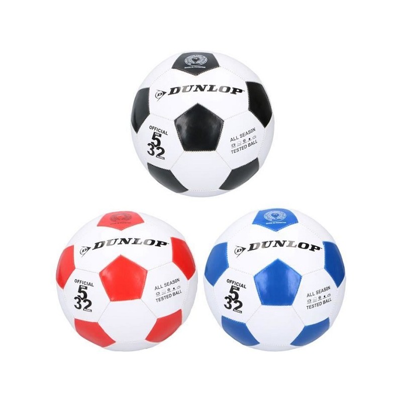 Ballon de football Dunlop 8 panneaux taille 5 600gr.