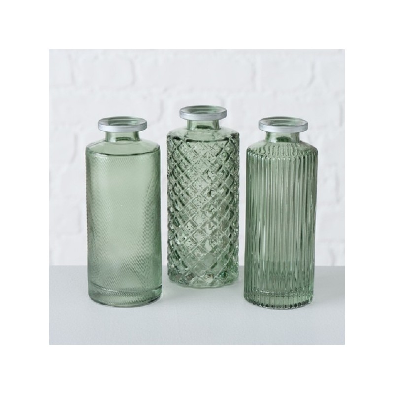 Boltze Home vase Adore H13cm vert