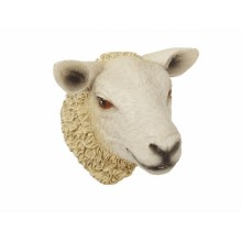 Aimant 3D Tête de mouton polystone 6x7cm