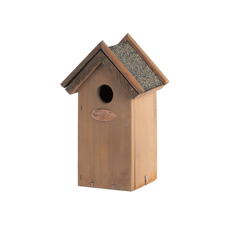 Esschert Design Nichoir troglodyte en bois d'épicéa avec toit en bitume L11,3 x L16 x H21,5 cm