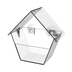 Esschert Design Mangeoire de fenêtre L9,3 x L15 x H 15 cm