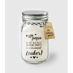 Paperdreams Black & White scented candles - Papa