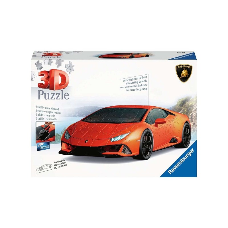 Ravensburger Puzzle 3D Lamborghini Huracan EVO 108 pièces