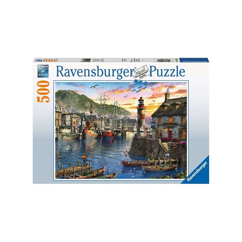 Ravensburger puzzle Matin au port 500 pièces