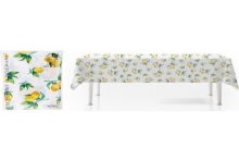 Nappe flanelle 130x180cm imprimé citrons