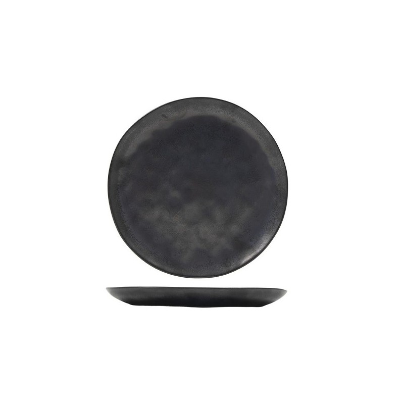 Assiette petit déjeuner Manhattan Ø20,5cm boîte de 6 pièces anthracite