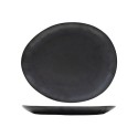 Assiette plate ovale Manhattan 28,2x24cm boîte de 6 pièces anthracite