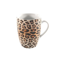 Koffiemok luipaard 340ml