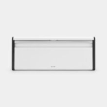 Brabantia Broodtrommel met klepdeksel wit 18,7x25x46,5cm 18 liter