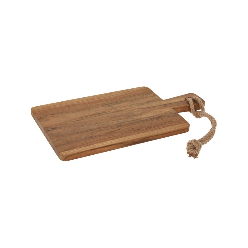 Serveerplank teak hout 34x18x1,5cm