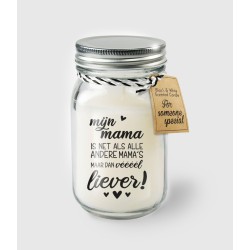 Paperdreams Black & White scented candles - Mama