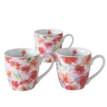 Boltze Home Jumbo Mug Karella avec fleurs 480ml