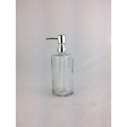 Zeepdispenser glas 400ml Ø7,5x19,5cm