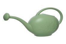 Decoris Gieter kunststof met bloemprint  L52-B21-H38cm 9 Liter Lichtgroen