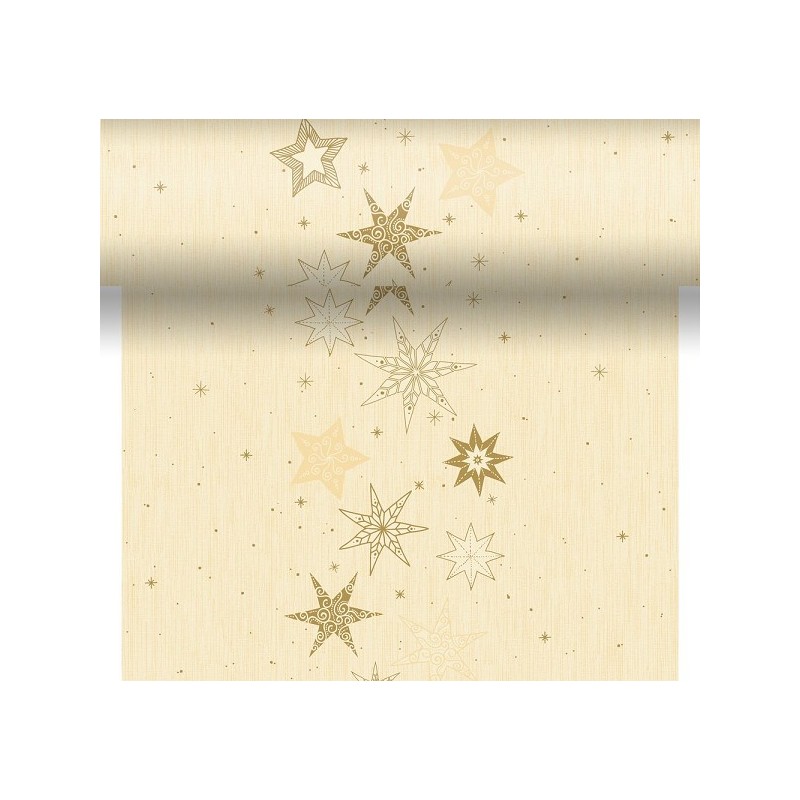 Duni 3-in-1 Star Stories Cream 40x480cm