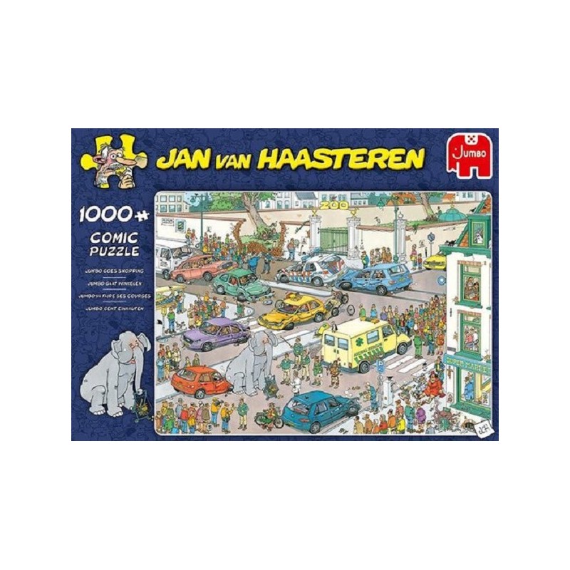 Jumbo Jan van Haasteren puzzel Jumbo gaat winkelen 1000pcs