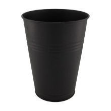 Dijk Natural Collections Pot de fleurs en métal Ø23,5x30cm noir mat