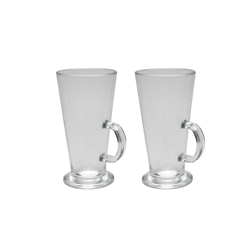 Verre à latte machiato lot de 2 pièces 280ml