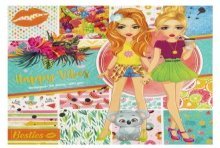 Grafix Besties Bloc design Happy Vipes 25x25cm, 230 g/m², 20 feuilles