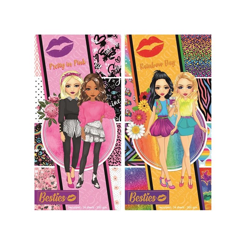 Grafix Besties Ontwerp blok 30x15cm 24 vel (200 gsm)