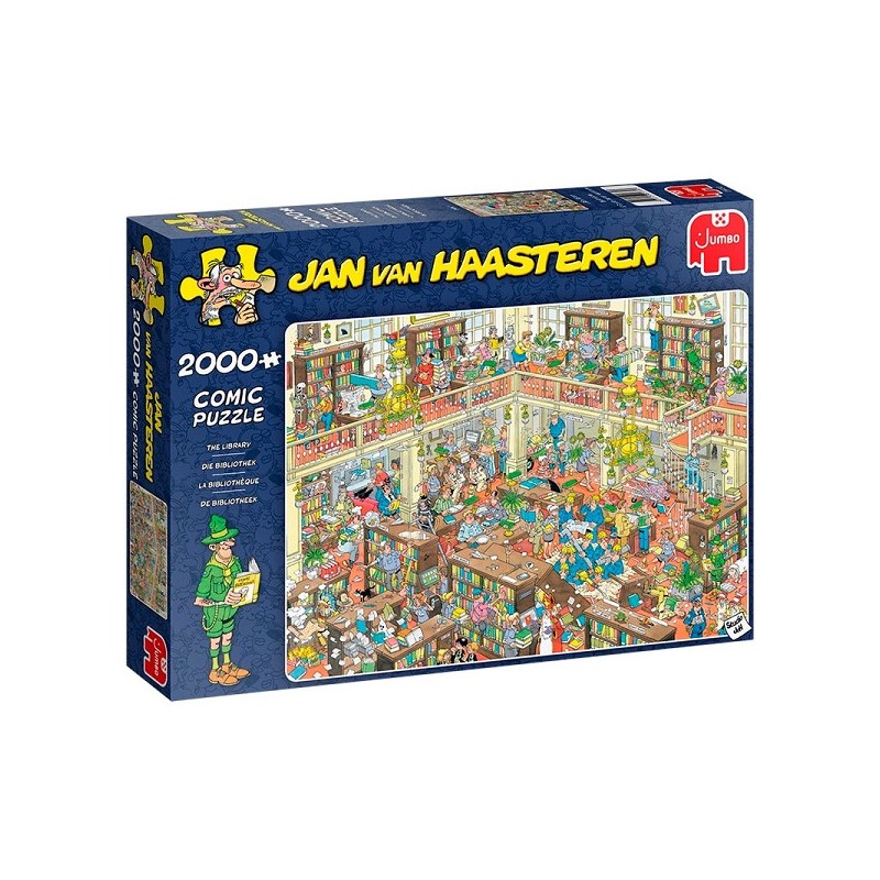 Jumbo Jan van Haasteren puzzel De bibliotheek 2000 stukjes