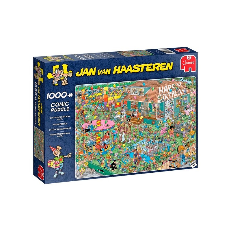 Jumbo Jan van Haasteren puzzel Verjaardagsfeestje voor kinderen 1000st