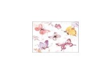 Serviettes Ambiente Collection Papillon Rose 25x25cm