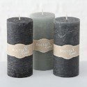 Boltze Home Stompkaars Ø7xH15cm licht grijs/zwart