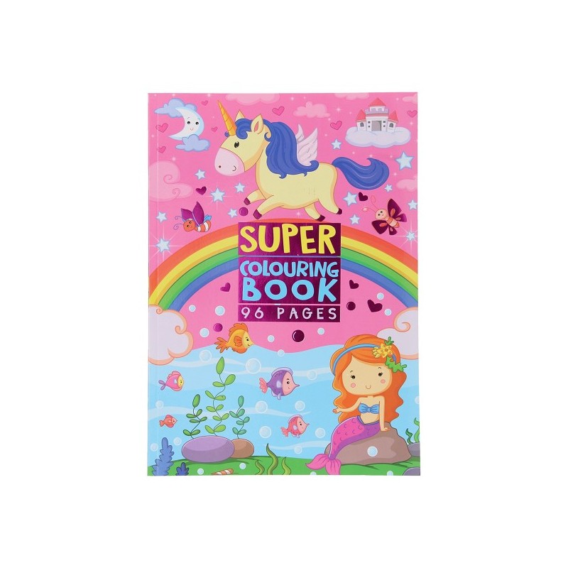 Kleurboek Super colouring book 96 bladzijden