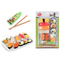 Toi Toys Coffret de jeu Marché alimentaire Sushi - baguettes + plateau + sauce