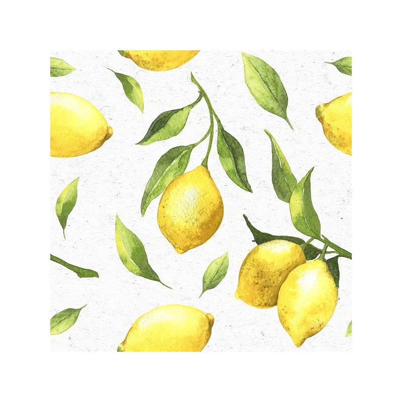 Duni Servetten 3-laags Citrus 24x24cm FSC Pak A 20 Servetten