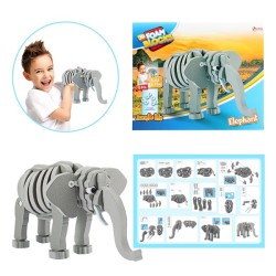 Toi Toys puzzle 3D construction mousse Éléphant