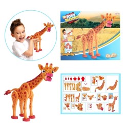 Toi Toys 3D puzzel constructiefoam Giraffe
