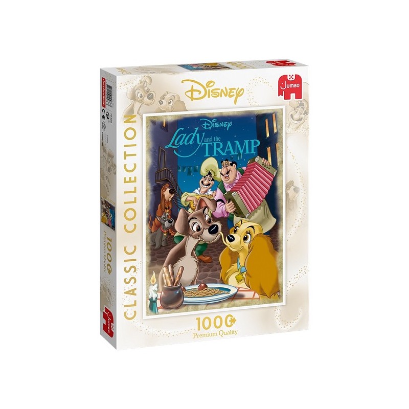 Jumbo Disney Classic Collection La Dame et le Clochard 1000pcs