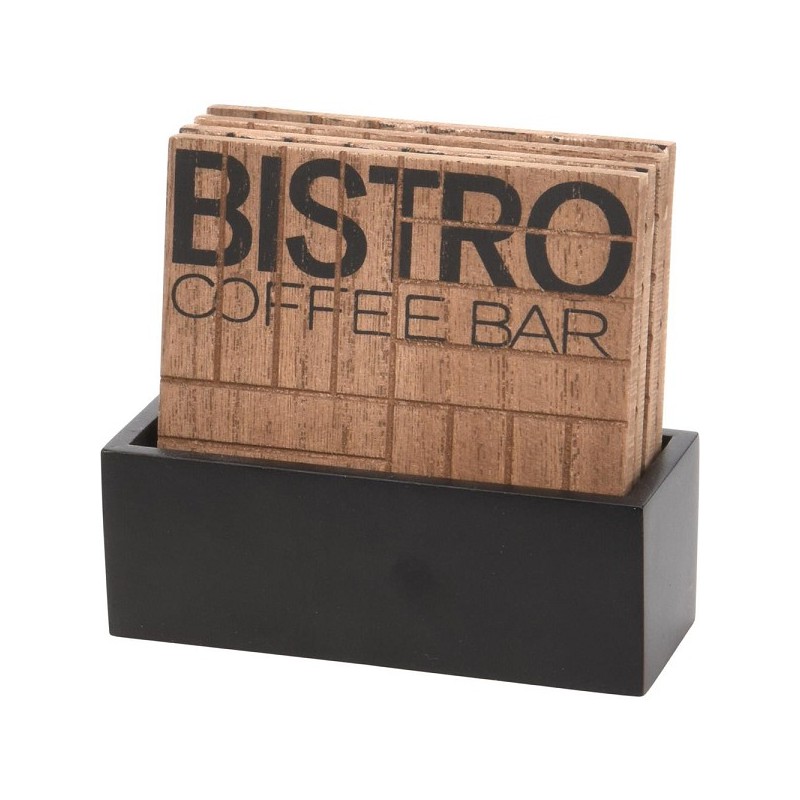 Set de dessous de verre Bistro 11,5x4,5x10cm