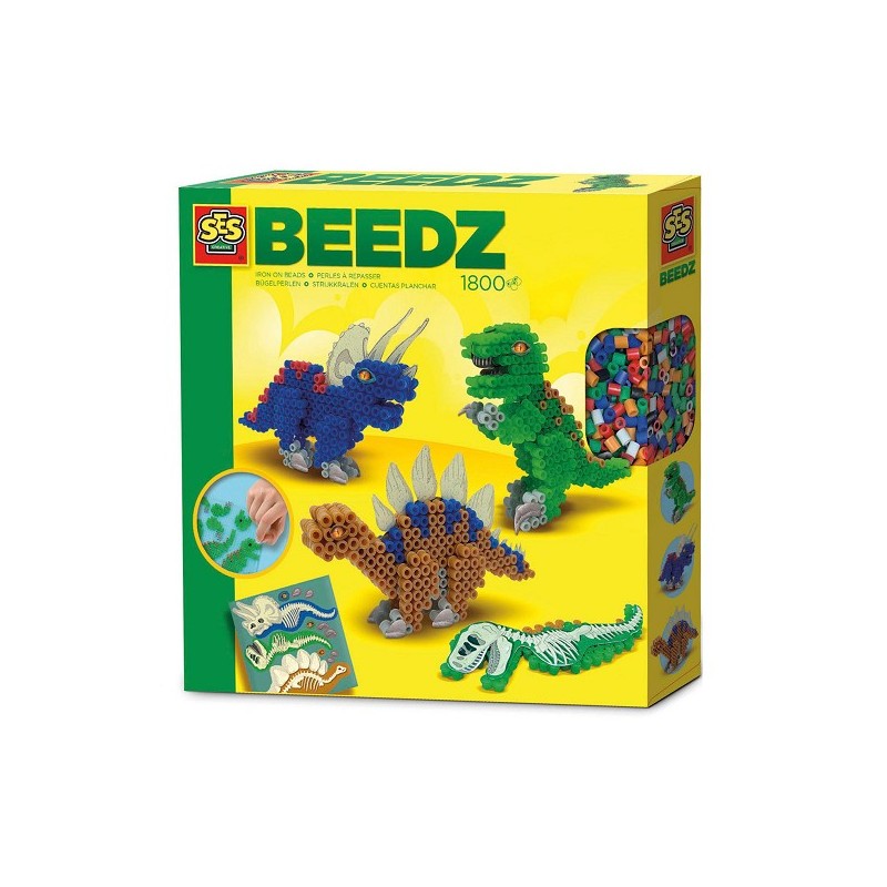 Ses BEEDZ Strijkkralen Dinos 1800 kralen
