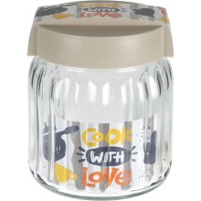 Voorraadpot Glas 1L Met Deksel