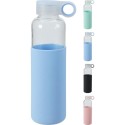 Drinkfles glas met hoes 550ml