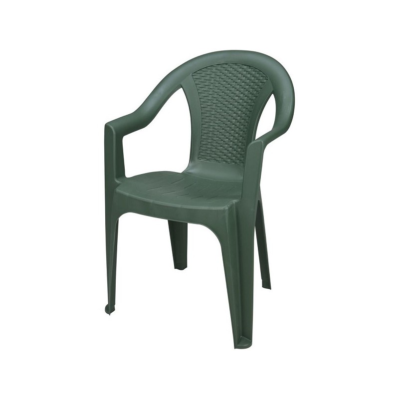 Chaise de jardin Ischia plastique vert